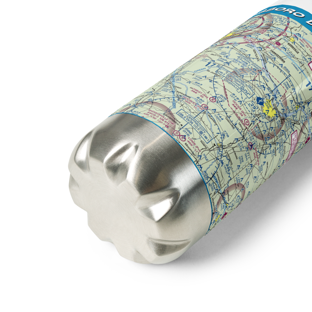 Owensboro Daviess County Airport (OWB) VFR Sectional Water Bottle 