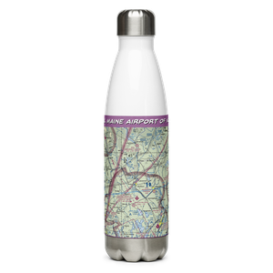 Central Maine Airport of Norridgewock (OWK) VFR Sectional Water Bottle