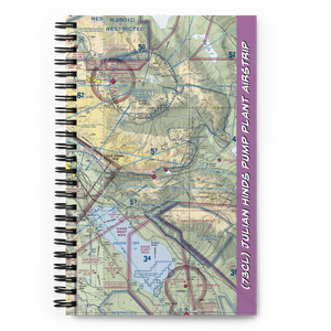 Julian Hinds Pump Plant Airstrip (73CL) VFR Sectional Notebook