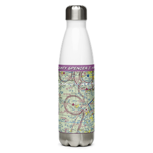 Livingston County Spencer J. Hardy Airport (OZW) VFR Sectional Water Bottle