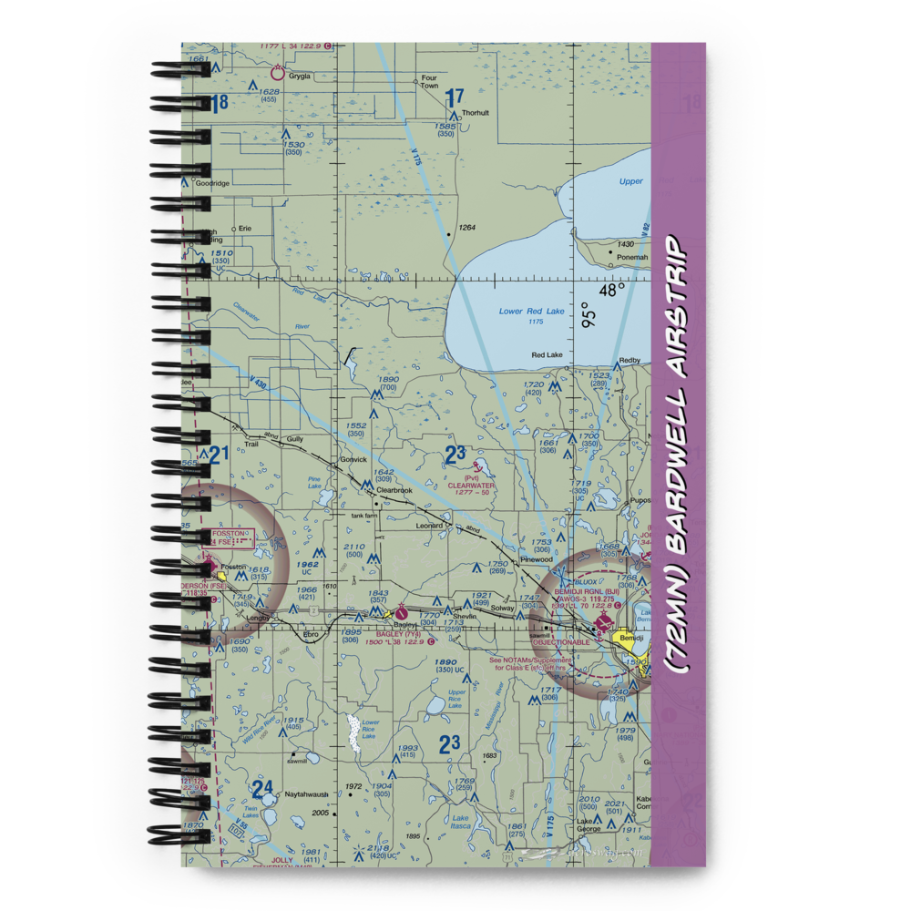 Bardwell Airstrip (72MN) VFR Sectional Notebook 