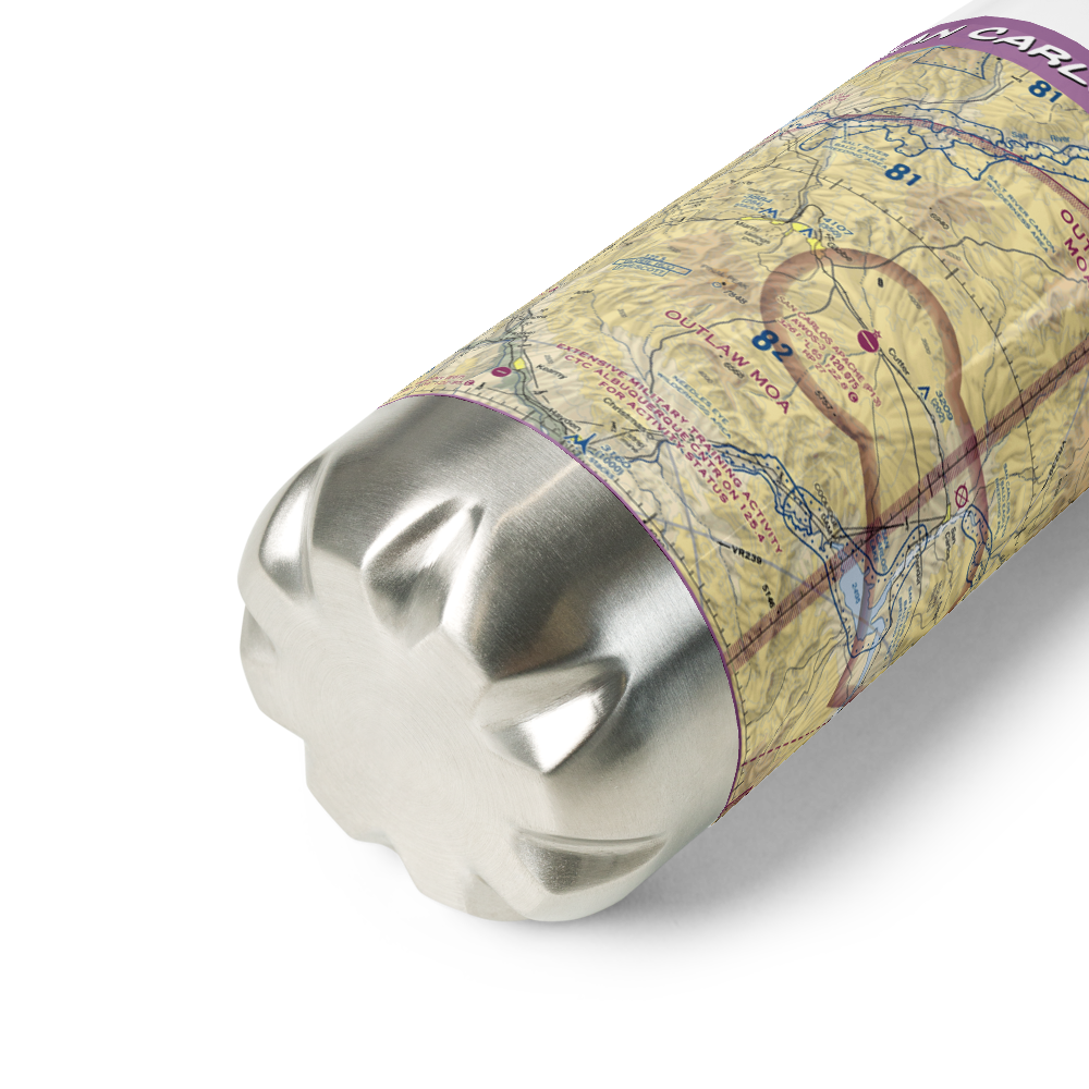 San Carlos Apache Airport (P13) VFR Sectional Water Bottle 