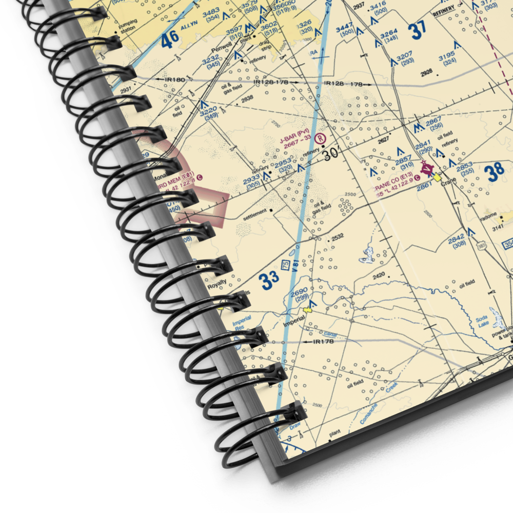 Bates Field (71TA) VFR Sectional Notebook 