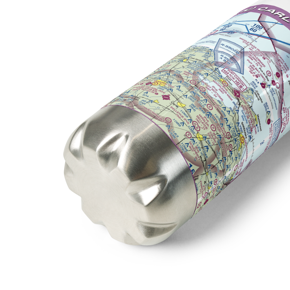 Carl R Keller Field (PCW) VFR Sectional Water Bottle 