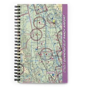 Gunnersfield Ranch Airport (71CL) VFR Sectional Notebook