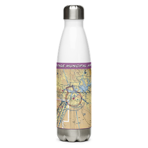 Page Municipal Airport (PGA) VFR Sectional Water Bottle
