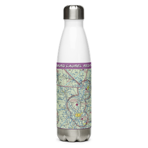 Hattiesburg Laurel Regional Airport (PIB) VFR Sectional Water Bottle