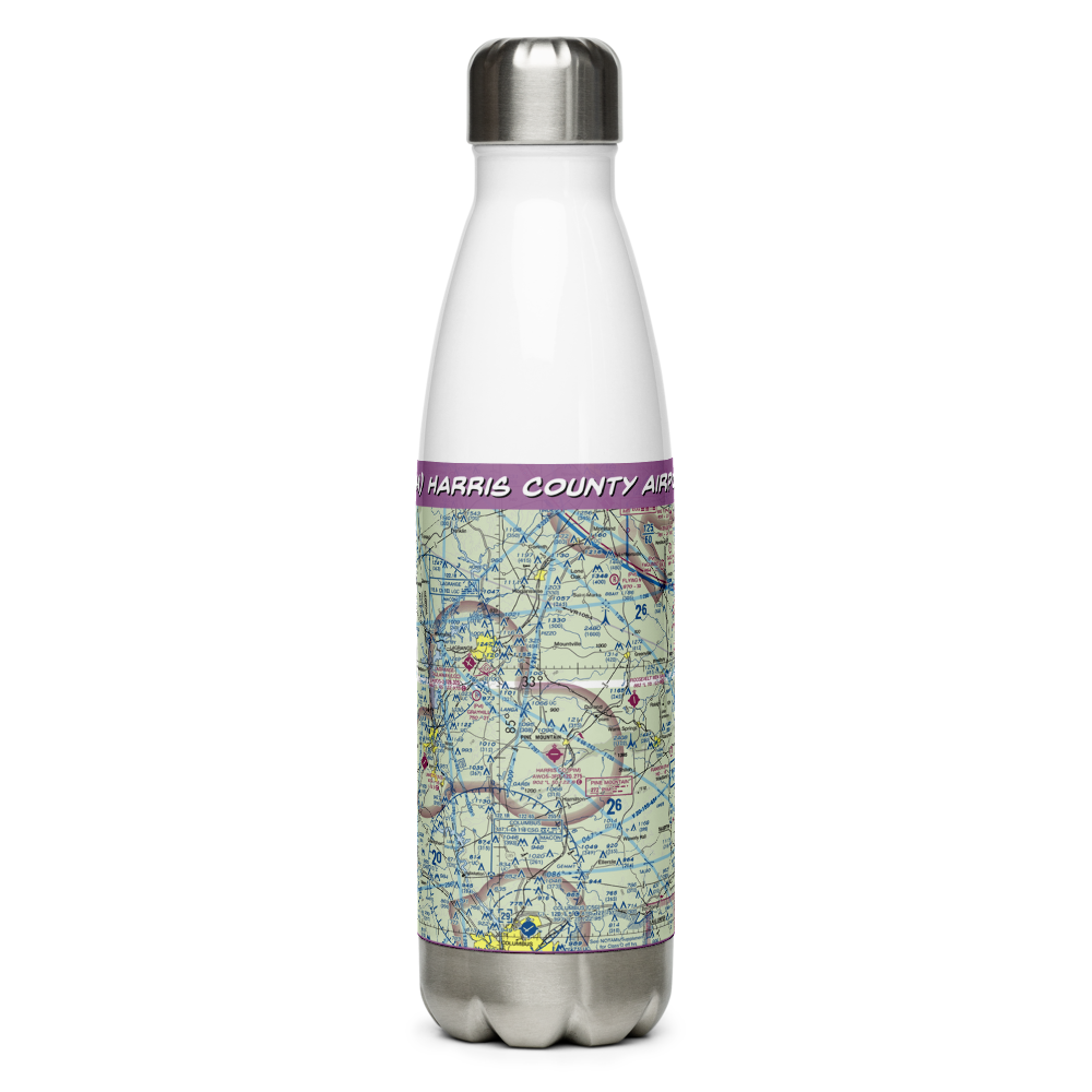 Harris County Airport (PIM) VFR Sectional Water Bottle 