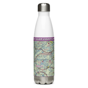St Clair County Airport (PLR) VFR Sectional Water Bottle