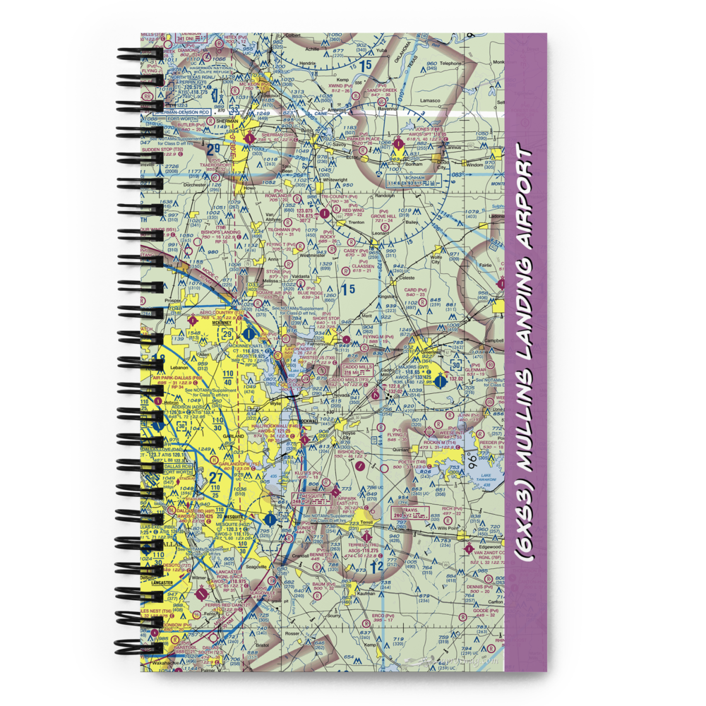 Mullins Landing Airport (6XS3) VFR Sectional Notebook 