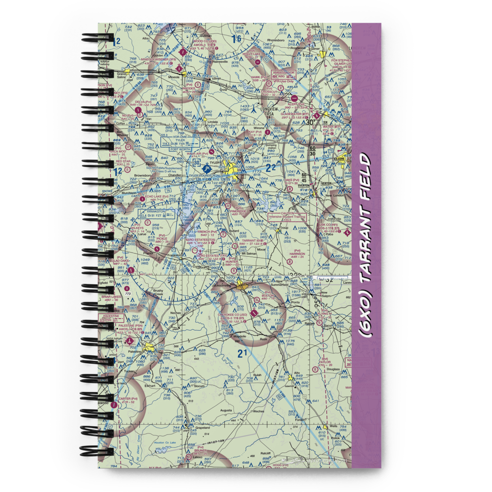 Tarrant Field (6X0) VFR Sectional Notebook 