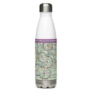 Tri-City Airport (PPF) VFR Sectional Water Bottle