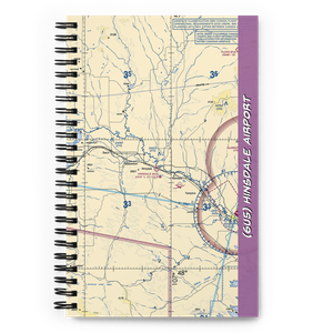 Hinsdale Airport (6U5) VFR Sectional Notebook