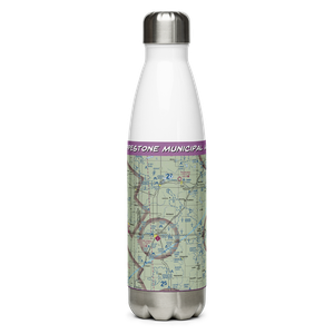 Pipestone Municipal Airport (PQN) VFR Sectional Water Bottle