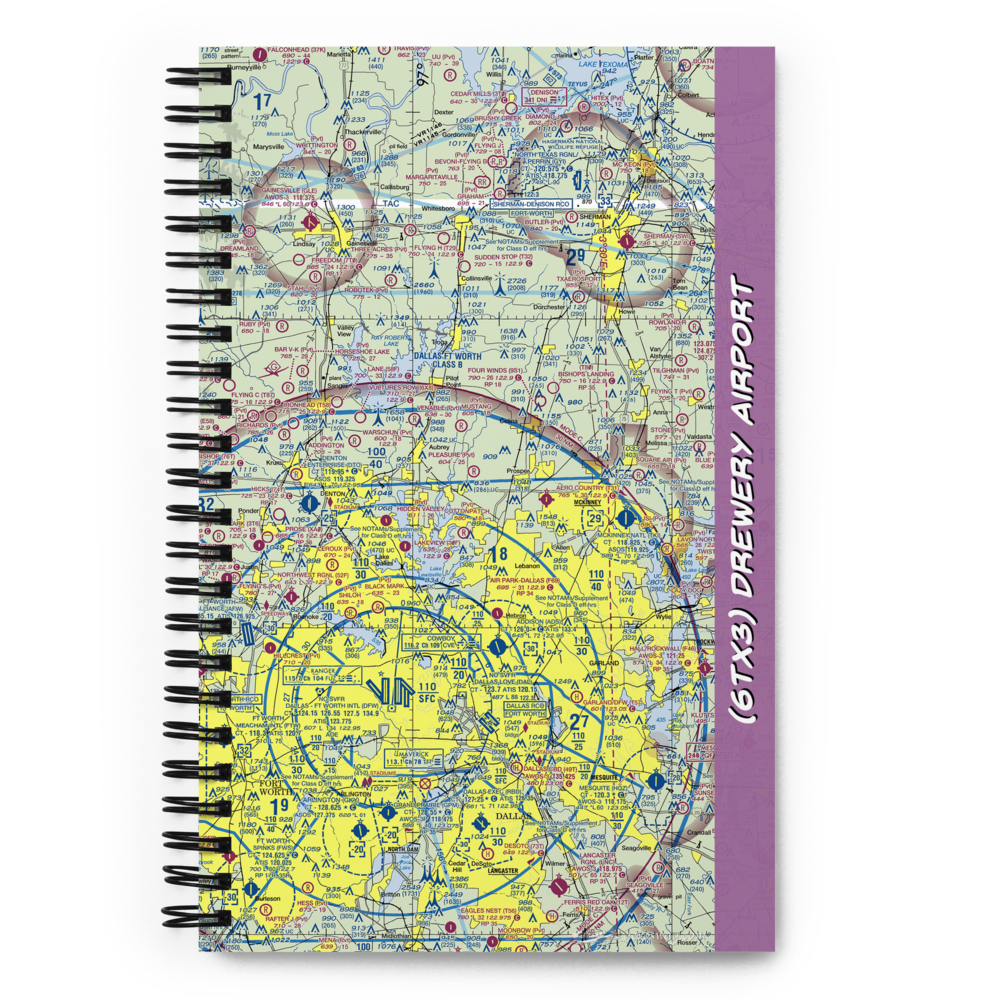 Drewery Airport (6TX3) VFR Sectional Notebook 