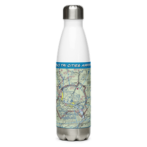 Tri Cities Airport (PSC) VFR Sectional Water Bottle
