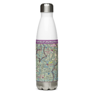 Pittsfield Municipal Airport (PSF) VFR Sectional Water Bottle
