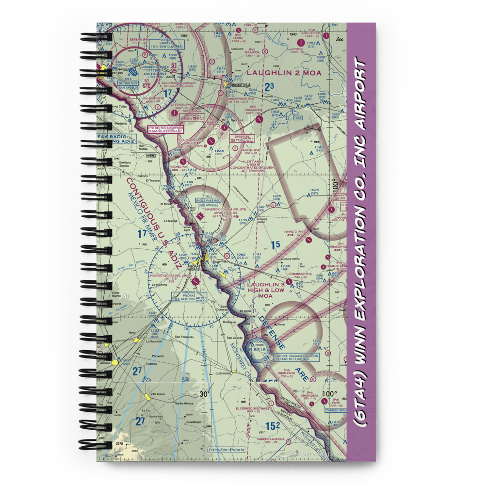 Winn Exploration Co. Inc Airport (6TA4) VFR Sectional Notebook 
