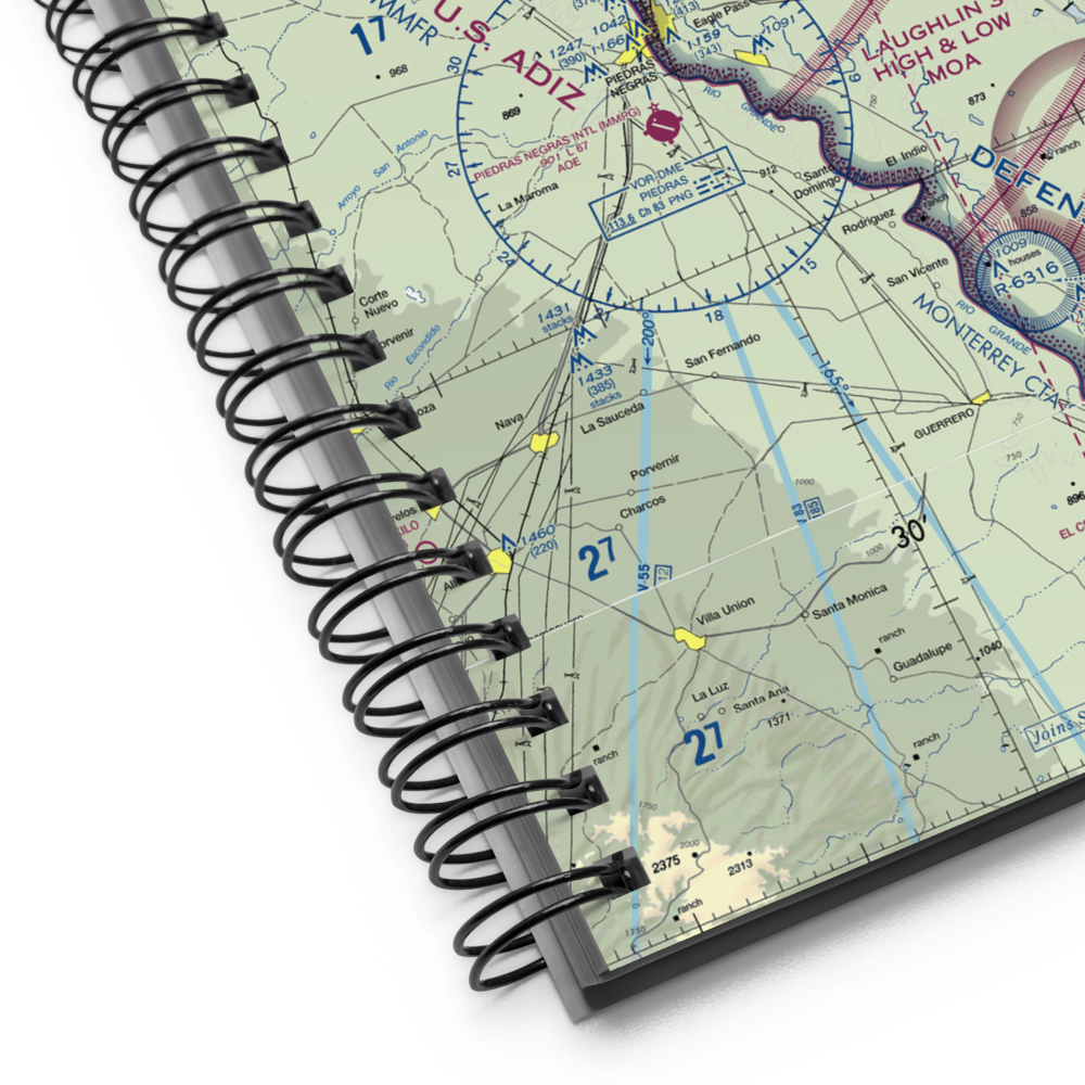 Winn Exploration Co. Inc Airport (6TA4) VFR Sectional Notebook 