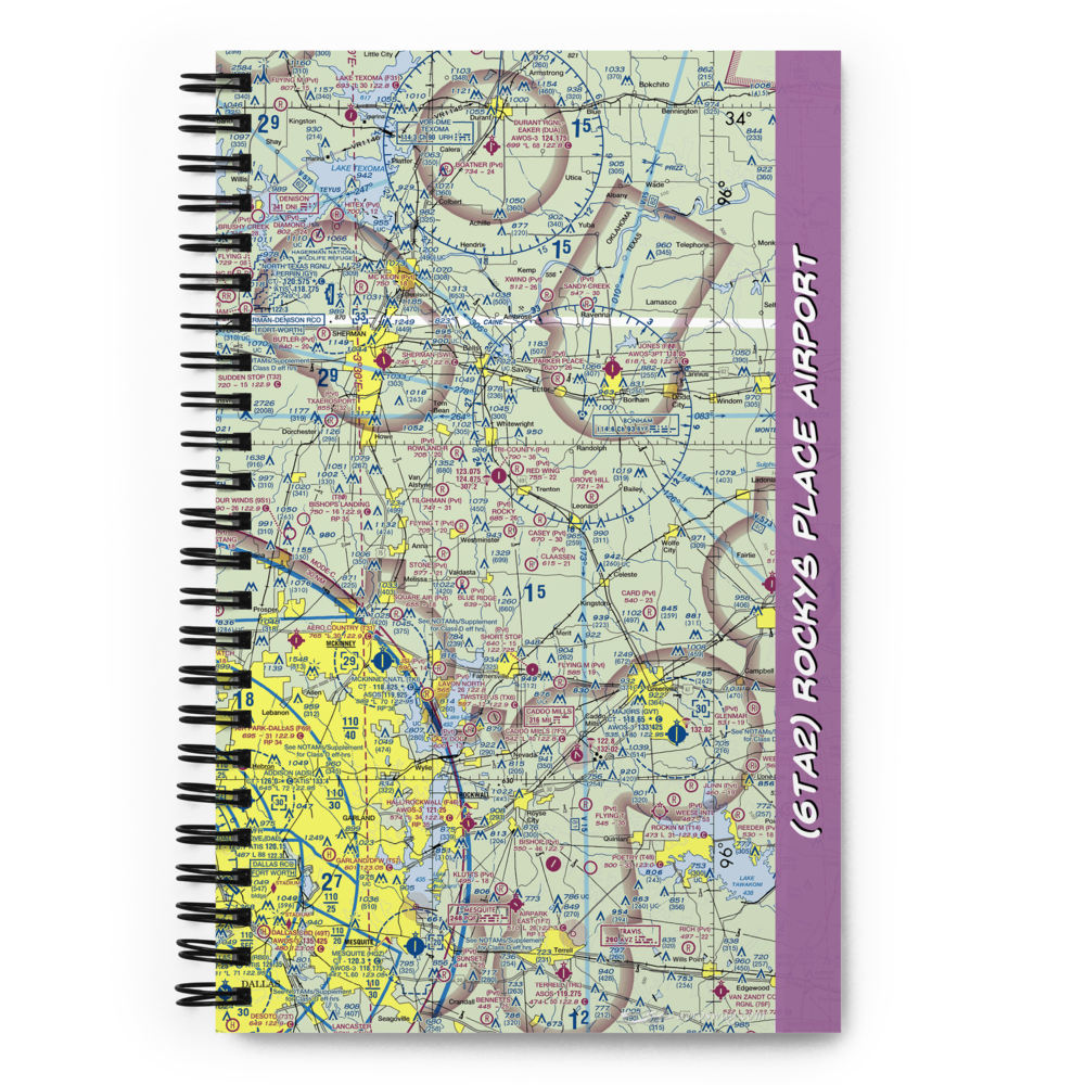 Rockys Place Airport (6TA2) VFR Sectional Notebook 