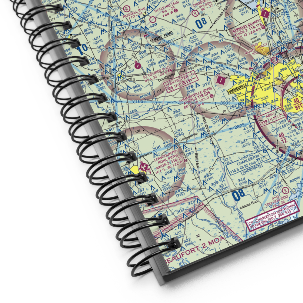 Lesesne Airport (6SC1) VFR Sectional Notebook 
