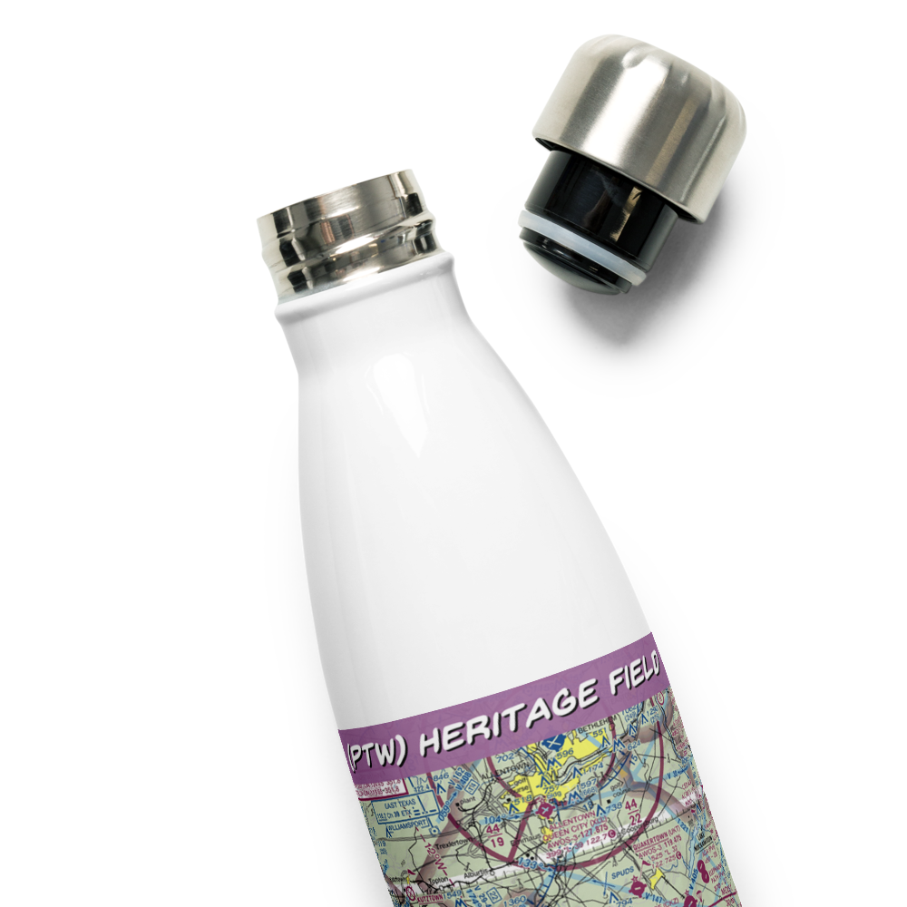 Heritage Field (PTW) VFR Sectional Water Bottle 