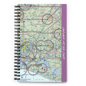 Welsh Airport (6R1) VFR Sectional Notebook