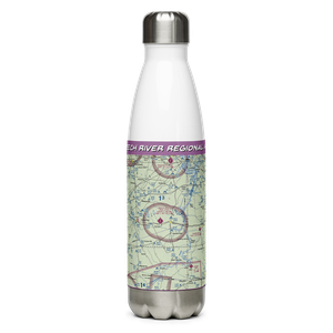 Beech River Regional Airport (PVE) VFR Sectional Water Bottle