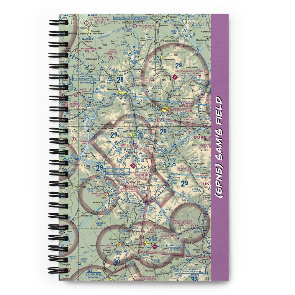 Sam's Field (6PN5) VFR Sectional Notebook 