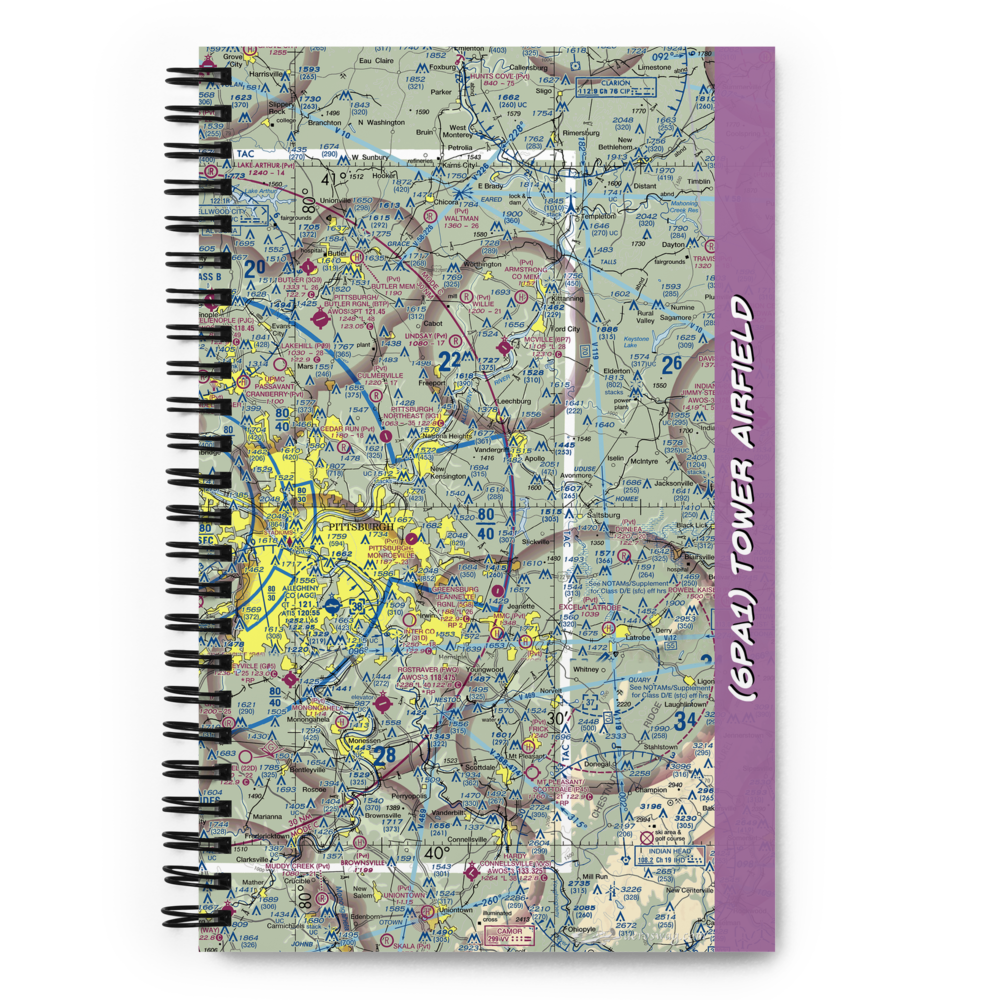 Tower Airfield (6PA1) VFR Sectional Notebook 