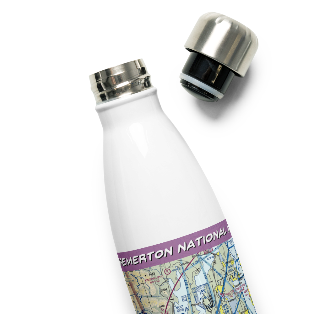 Bremerton National Airport (PWT) VFR Sectional Water Bottle 
