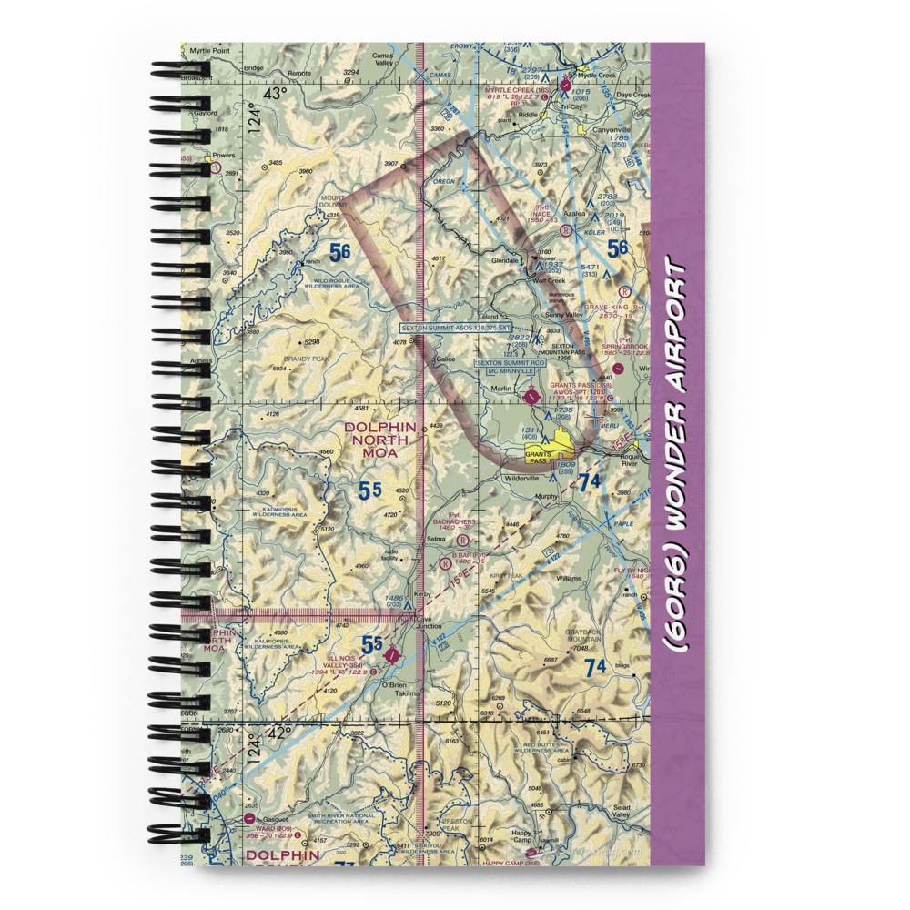 Wonder Airport (6OR6) VFR Sectional Notebook 