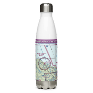 Presque Isle County Airport (PZQ) VFR Sectional Water Bottle