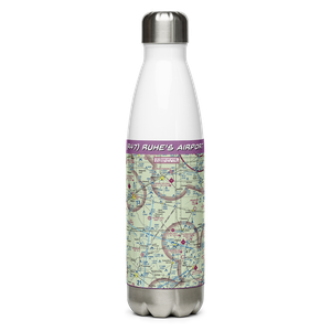 Ruhe's Airport (R47) VFR Sectional Water Bottle
