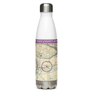 Rock County Airport (RBE) VFR Sectional Water Bottle