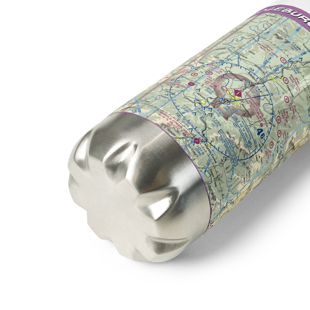 Roseburg Regional Airport (RBG) VFR Sectional Water Bottle 