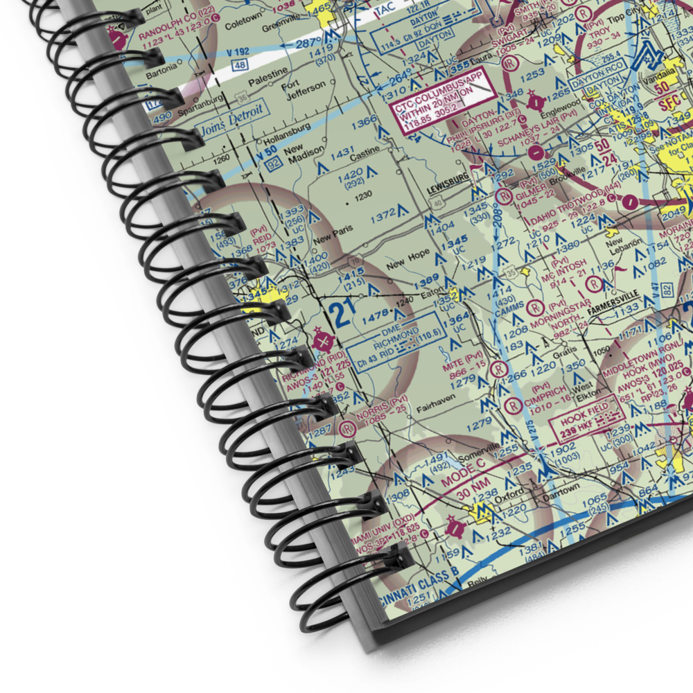 Kemps Field of Dreams Airport (6OH9) VFR Sectional Notebook 