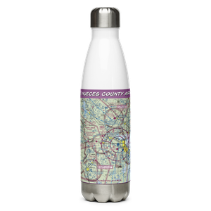 Nueces County Airport (RBO) VFR Sectional Water Bottle