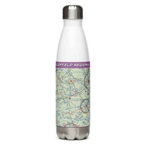 H H Coffield Regional Airport (RCK) VFR Sectional Water Bottle