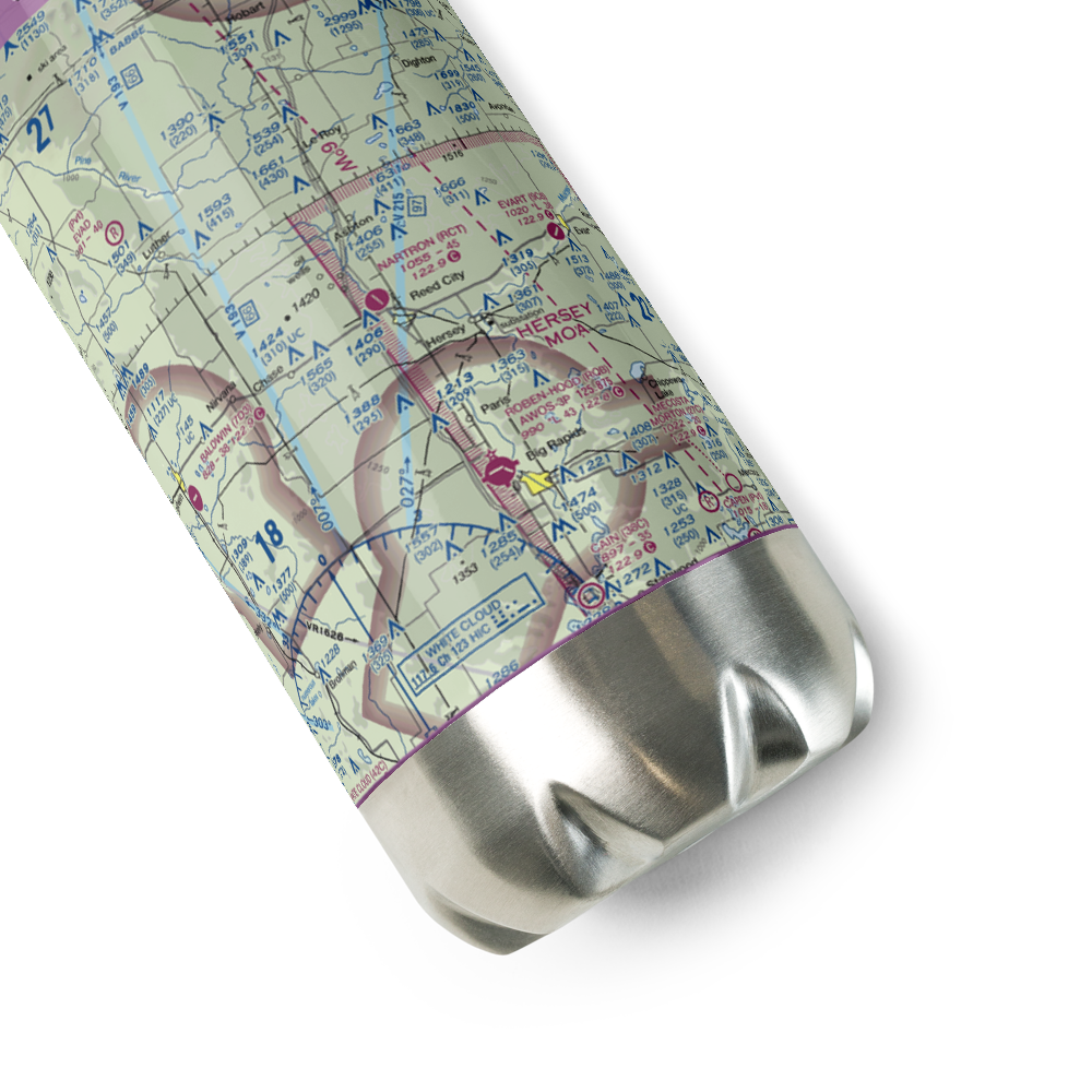 Nartron Field (RCT) VFR Sectional Water Bottle 