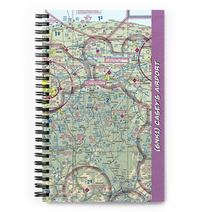 Casey's Airport (6NK1) VFR Sectional Notebook