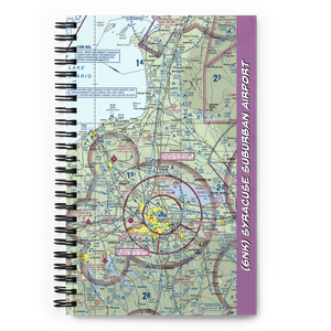 Syracuse Suburban Airport (6NK) VFR Sectional Notebook