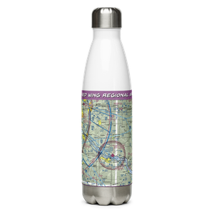 Red Wing Regional Airport (RGK) VFR Sectional Water Bottle