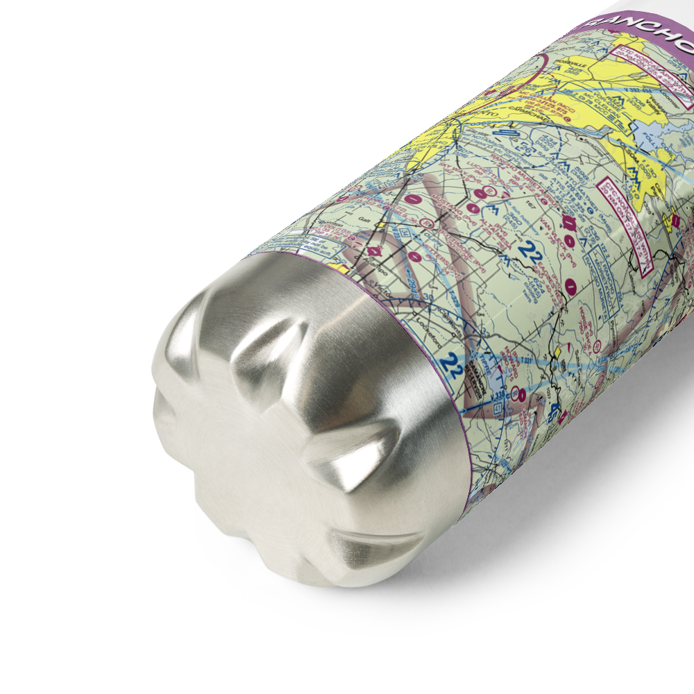 Rancho Murieta Airport (RIU) VFR Sectional Water Bottle 