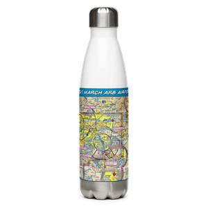 March ARB Airport (RIV) VFR Sectional Water Bottle