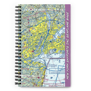 New York Skyports Inc Seaplane Base (6N7) VFR Sectional Notebook