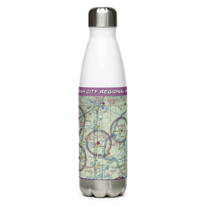 Rush City Regional Airport (ROS) VFR Sectional Water Bottle