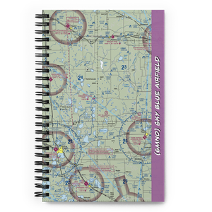 Sky Blue Airfield (6MN0) VFR Sectional Notebook