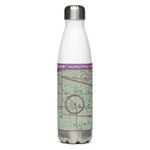 Rugby Municipal Airport (RUG) VFR Sectional Water Bottle