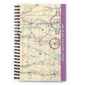 Quinter Air Strip (6KS1) VFR Sectional Notebook